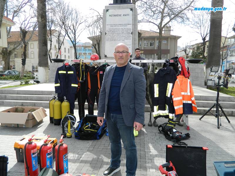 Mudanya'da Sivil Savunma Günü Etkinliği