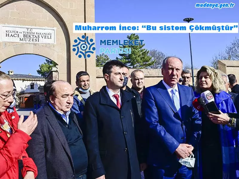 Muharrem İnce: “Bu sistem Çökmüştür”