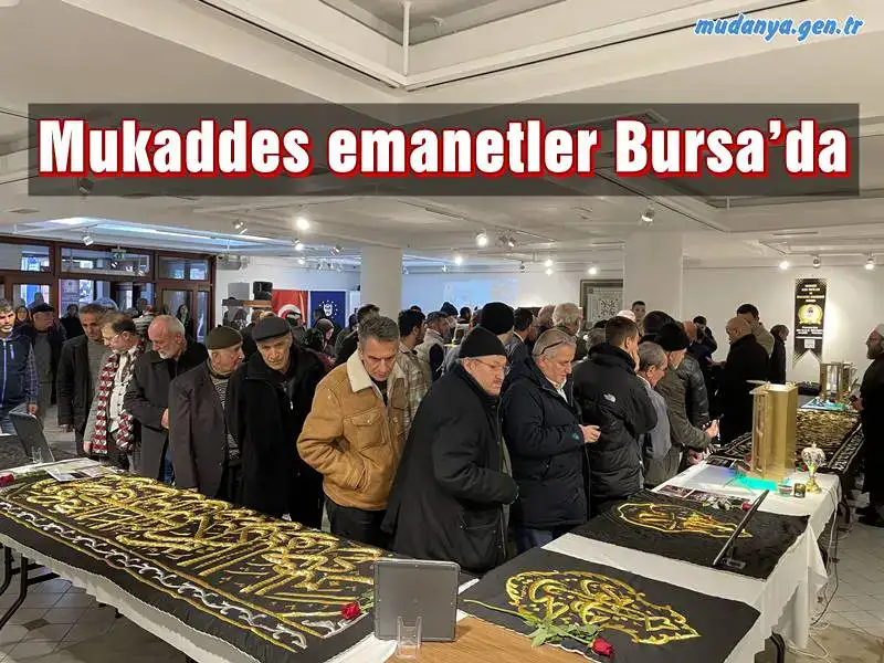 Bursa Büyükşehir Belediyesi tarafından geçmişten günümüze Kabe örtüleri, Sakal-ı Şerif, Kadem-i Şerif ve kutsal emanetlerden oluşan “Kabe Örtüleri ve Mukaddes Emanetler” sergisi, Ressam Şefik Bursalı Klasik Sanatlar Merkezi’nde açıldı.