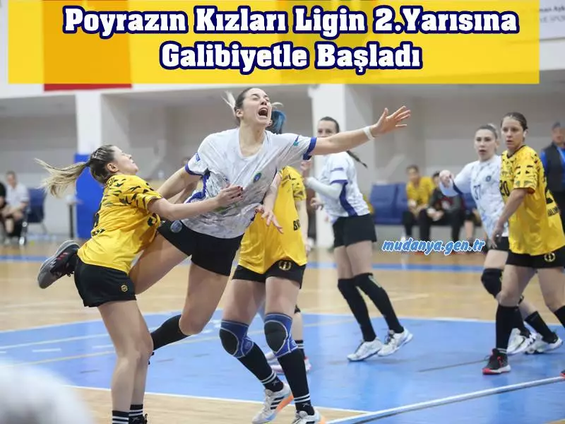 Kadınlar Hentbol Süper Ligi'nde mücadele eden Bursa Büyükşehir Belediyespor, ikinci yarının ilk maçında sahasında Anadolu Üniversitesi 29-23 mağlup etti. Poyrazın Kızları, ligin ilk yarısında 31-27 mağlup ettiği rakibiyle Mudanya Spor Salonu'nda karşı karşıya geldi.