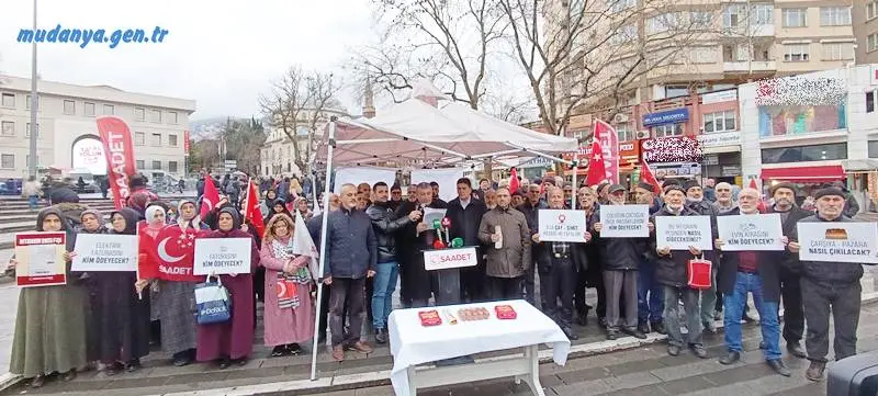 Saadet Partisi Bursa İl Başkanlığı ' Bu asgari ücret rakamı yoksul milyonların değil, rantçı azınlığın rakamıdır. '