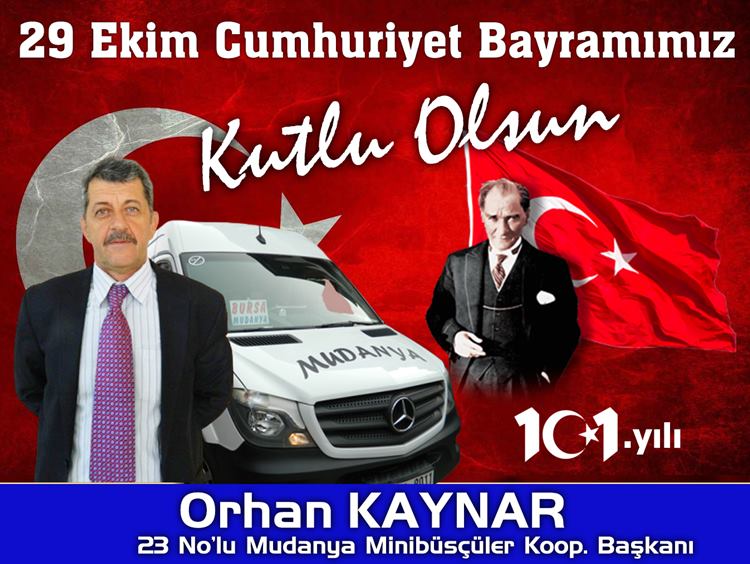 ORHAN KAYNAR MUDANYA MİNİBÜSCÜLER KOOPERATİFİ BAŞKANI